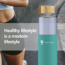 Leben im Stil der Peptide. Innovation – Wasserflasche