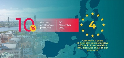 Gemeinsam feiern: Peptides Europe wird 4 Jahre alt!