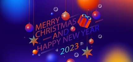 Frohe Weihnachten und einen guten Rutsch ins neue Jahr 2023!